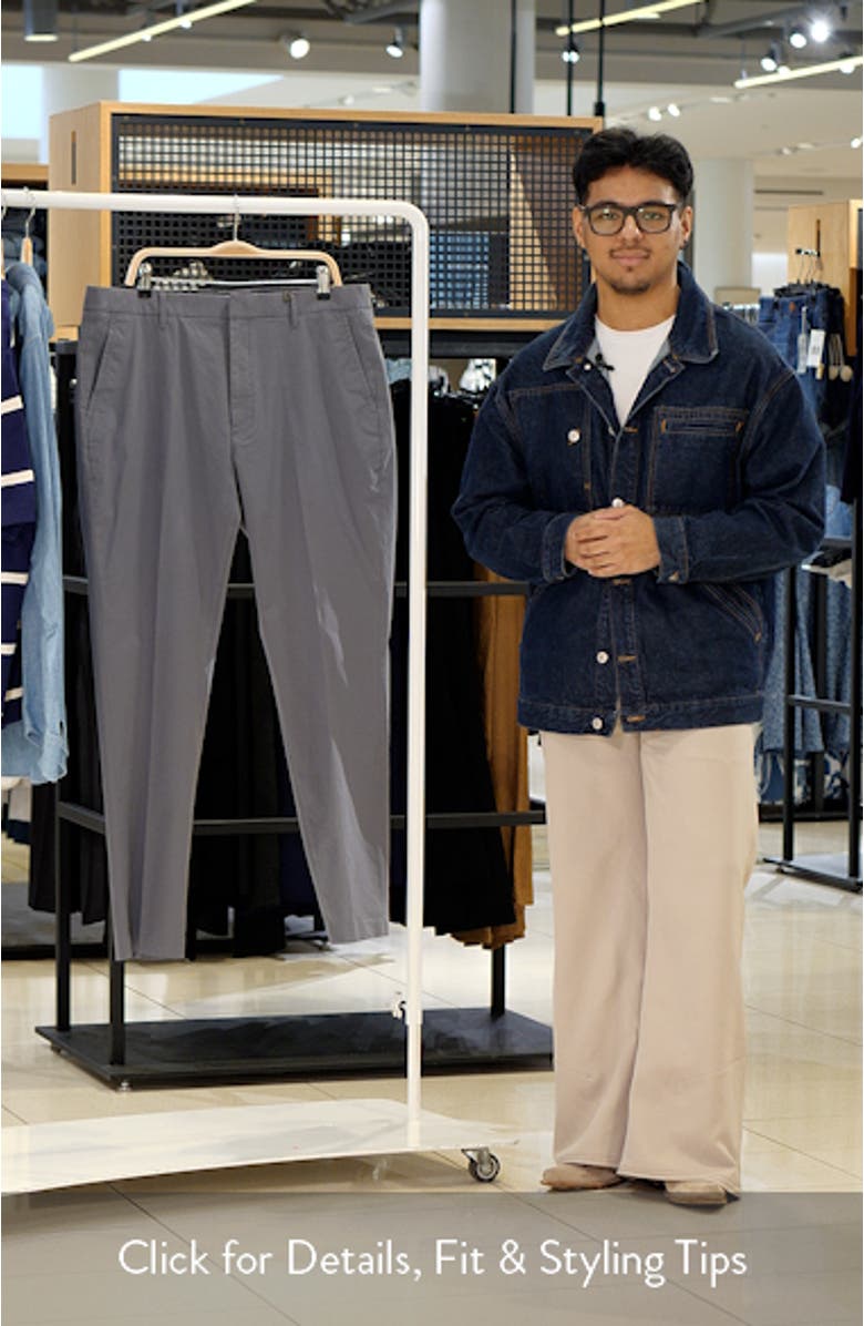 Weekday Warrior Slim Fit Stripe Dress Pants, sales video thumbnail