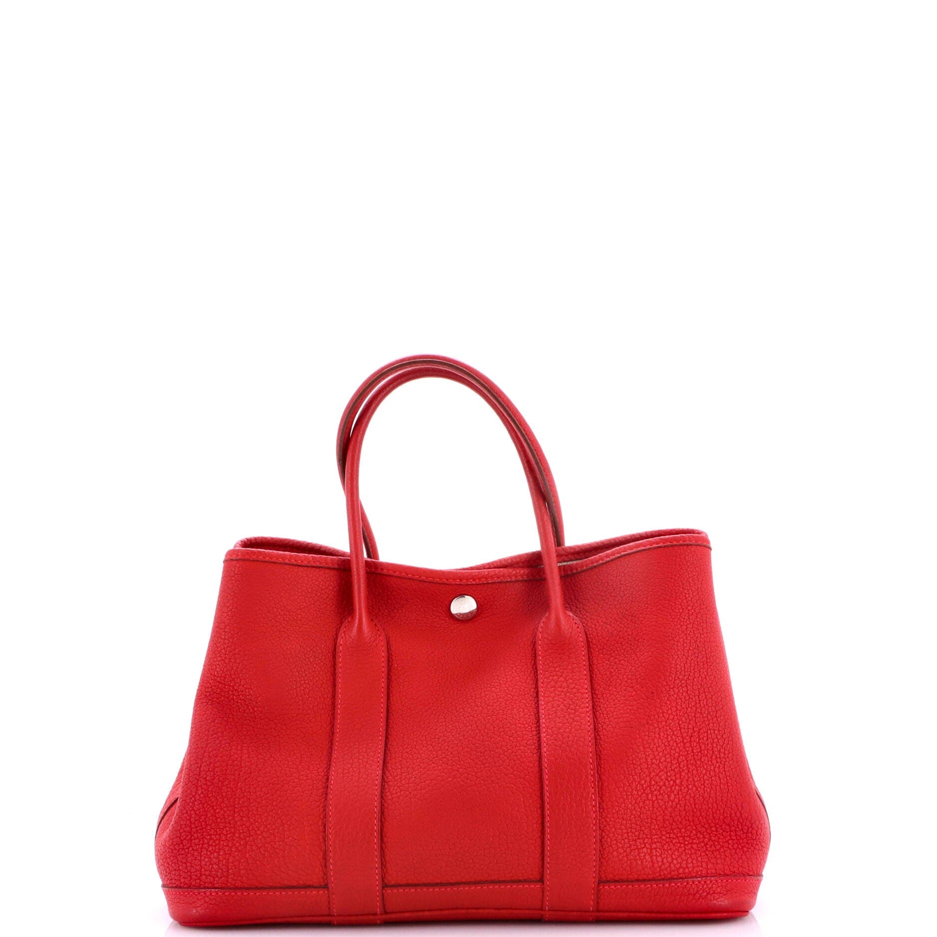 Garden Party Tote Leather 30, Alternate, color, Red