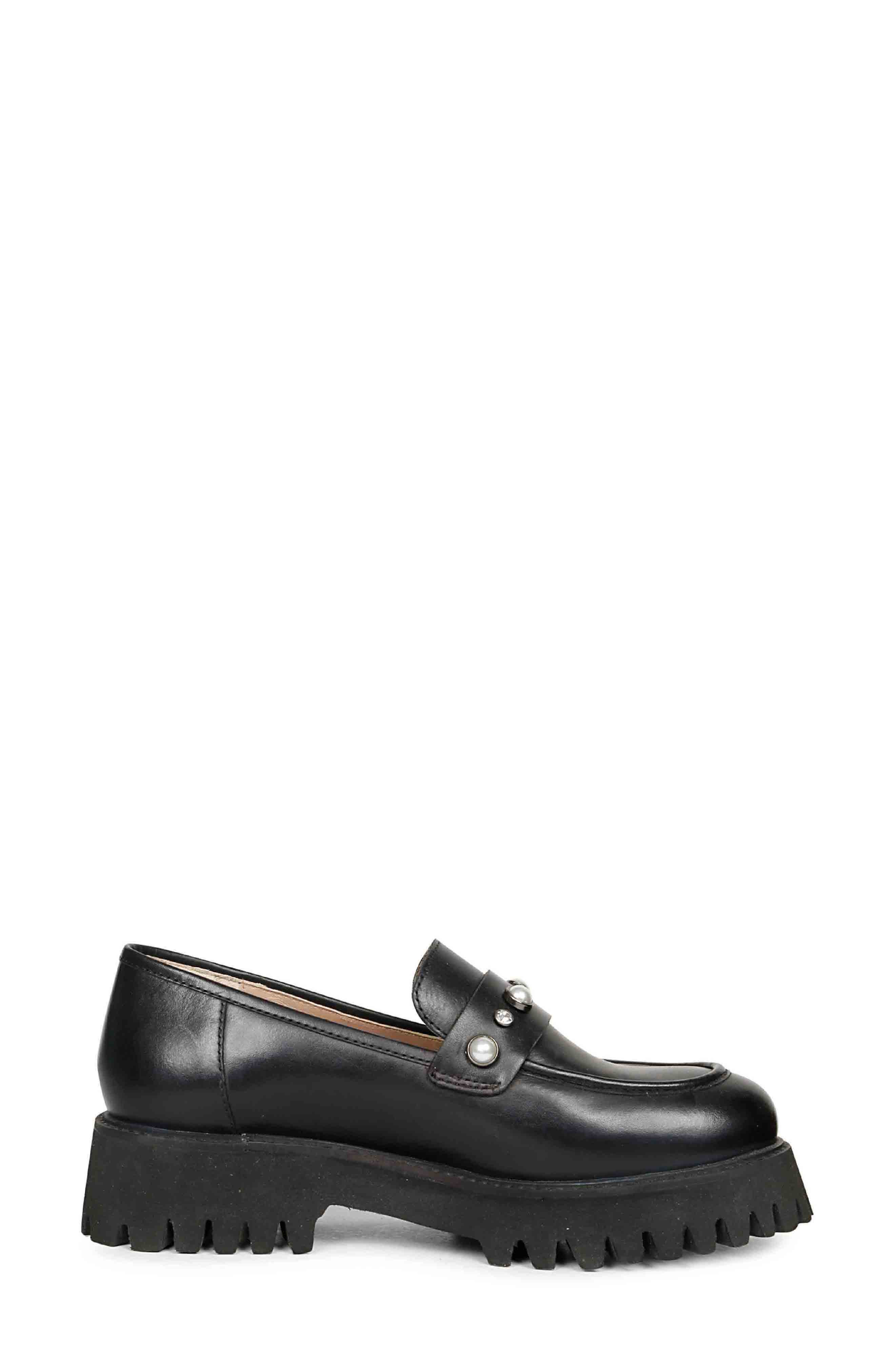 SAINT G Fern Platform Loafer, Alternate, color, Black