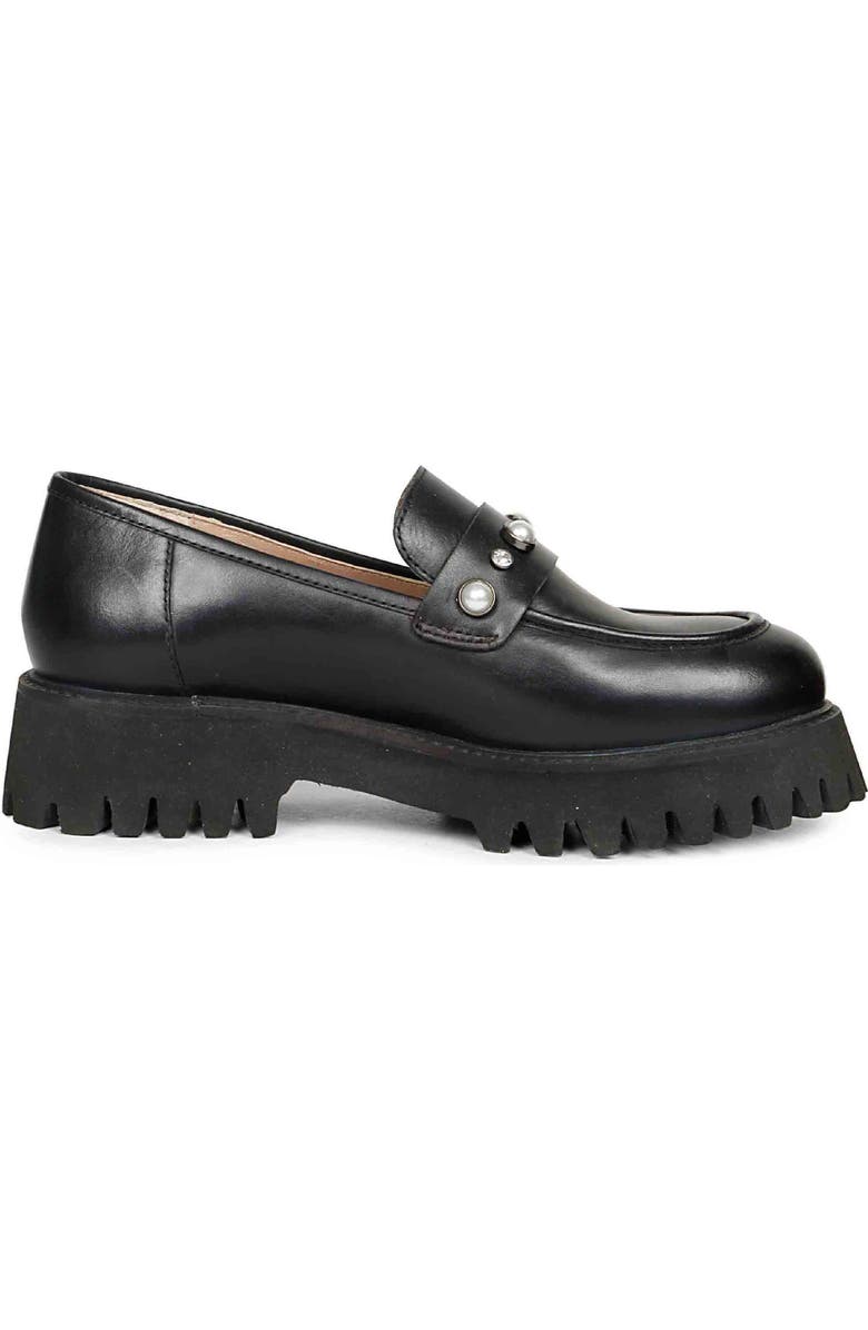SAINT G Fern Platform Loafer, Alternate, color, Black