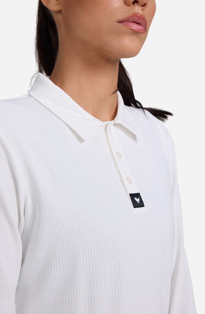 Bad Birdie Bad Elements Cooling Mesh Long Sleeve Polo, Alternate, color, 