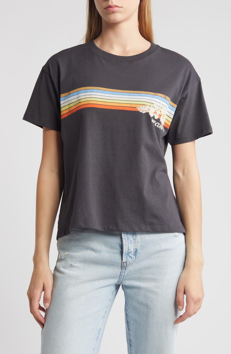 Rip Curl Hoffman Stripe Cotton Graphic T-Shirt, Main, color, 