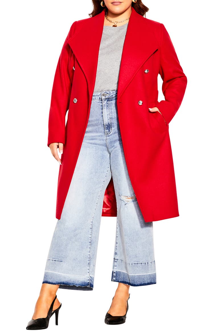 Military Coat, Main, color, CRIMSON