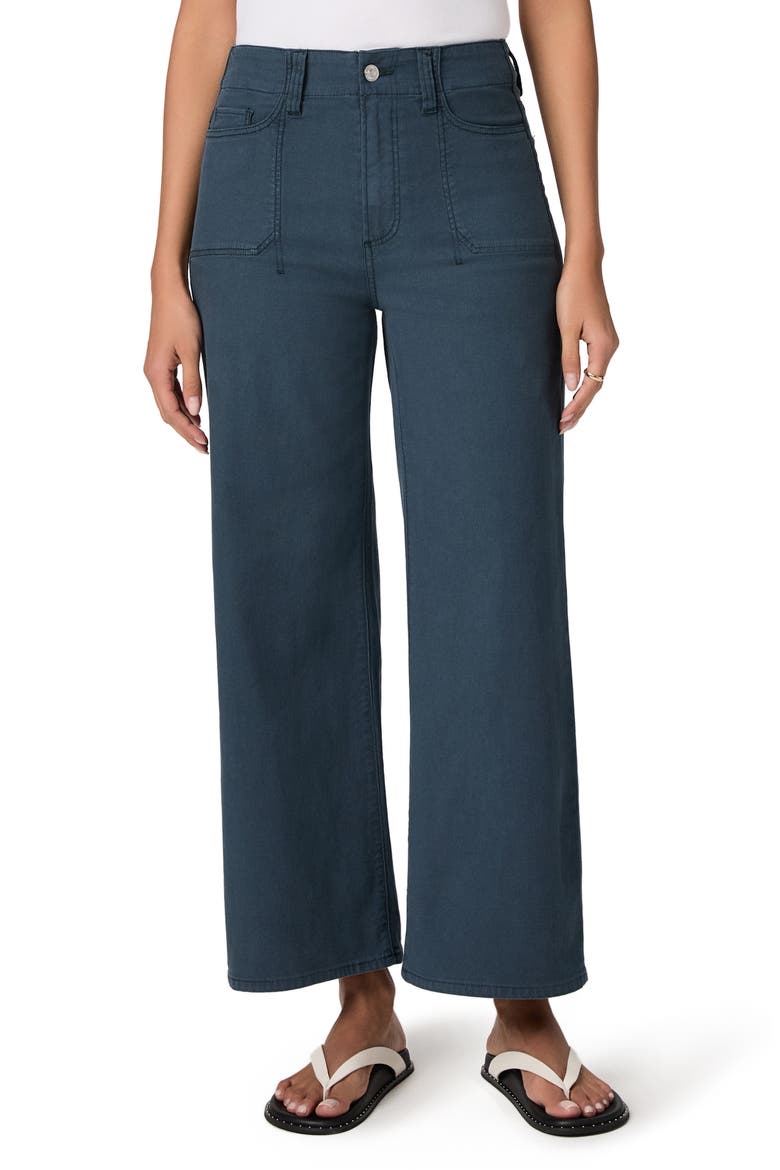 Anessa High Waist Ankle Wide Leg Pants, Main, color, VINTAGE NAVY MOONLIGHT