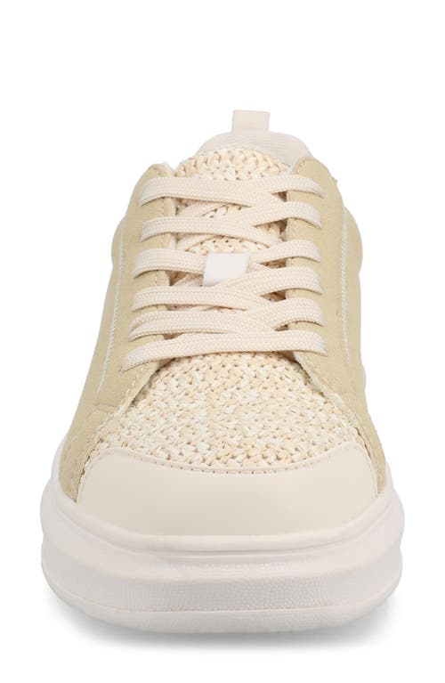 JOURNEE COLLECTION JOURNEE COLLECTION MEEYA WOVEN CASUAL SNEAKER 