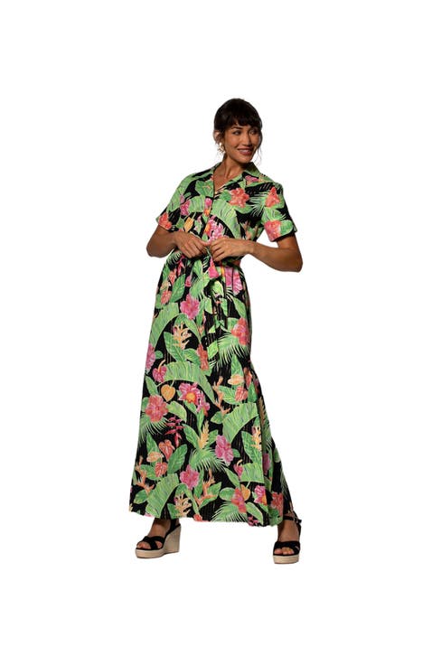 Midnight Blossom Linny Dress