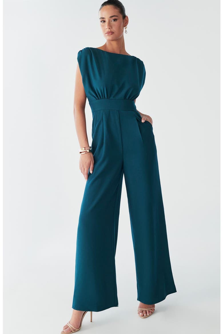 Stella Jumpsuit, Alternate, color, EMERALD