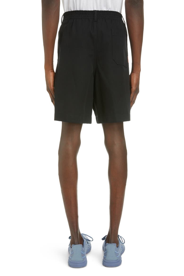 Cotton Blend Shorts, Alternate, color, BLACK