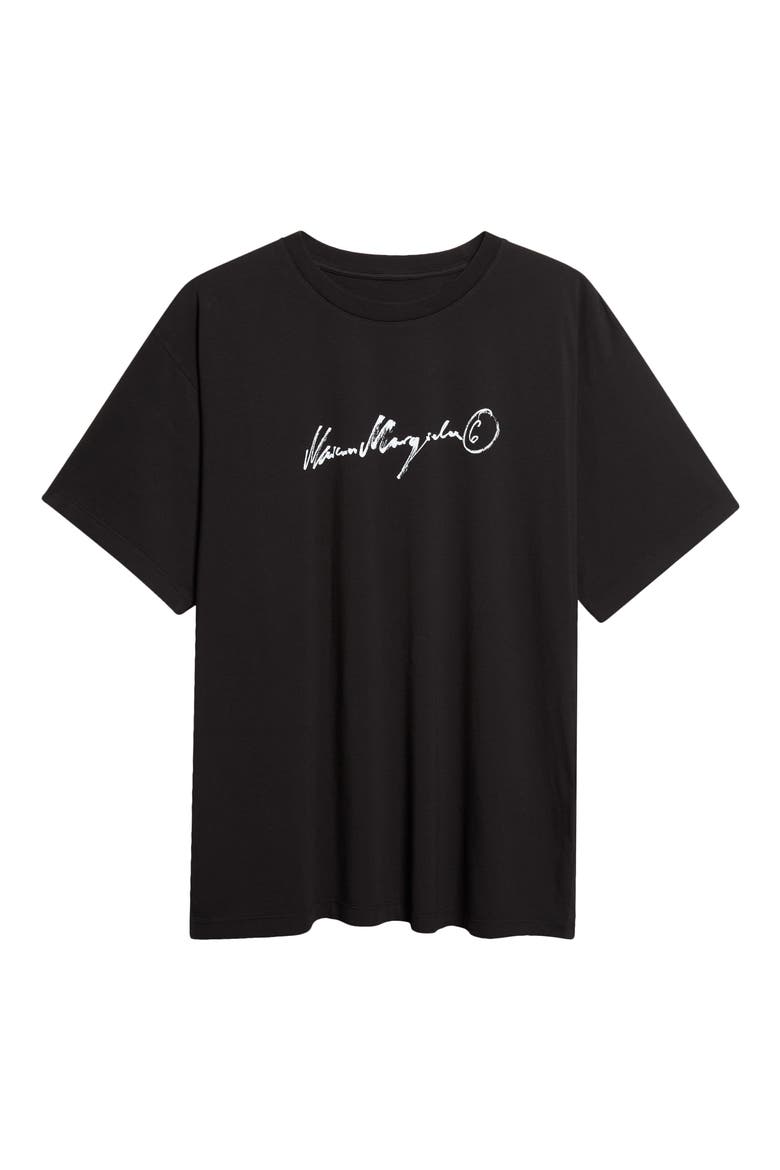 Overdyed Logo Graphic T-Shirt, Main, color, BLACK