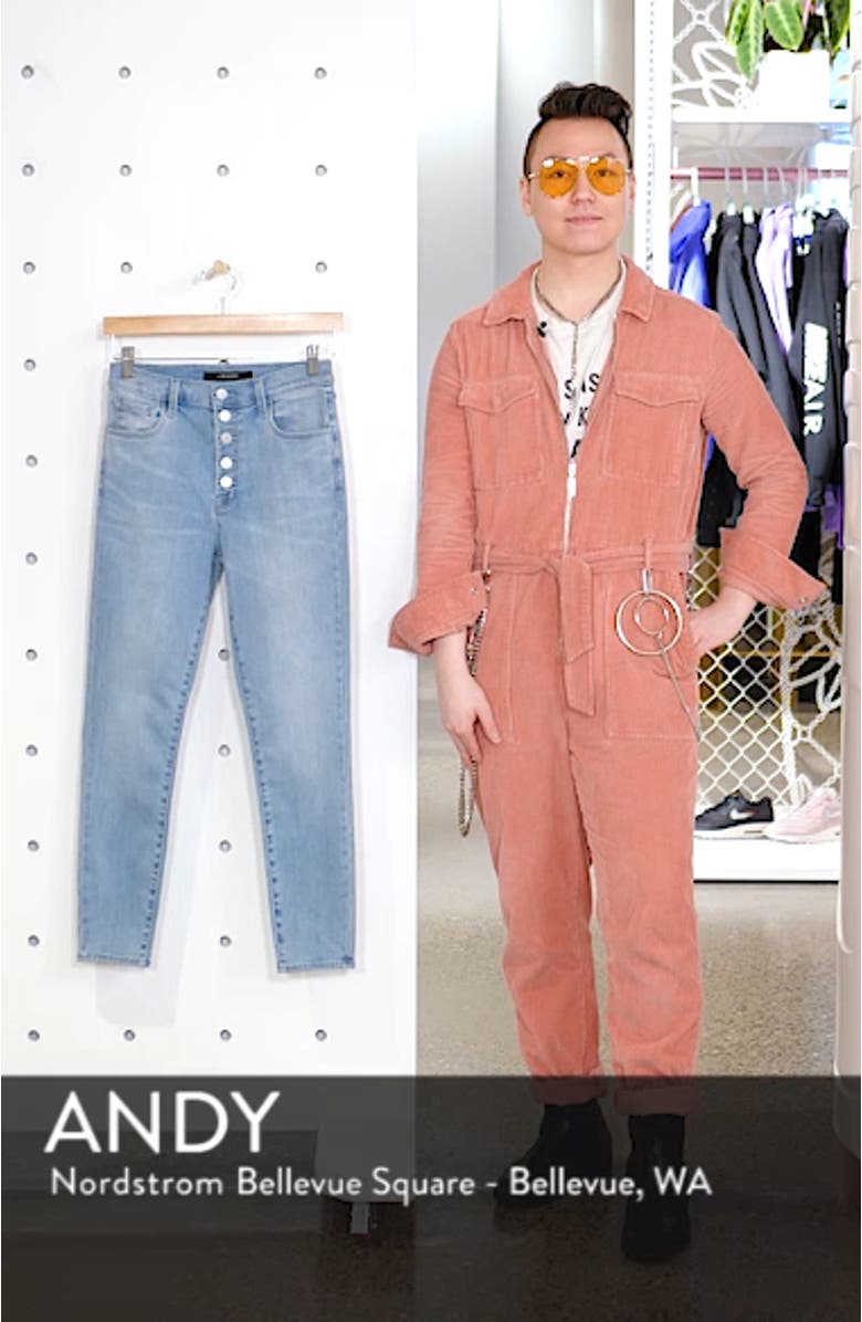 Lillie High Waist Crop Skinny Jeans, sales video thumbnail