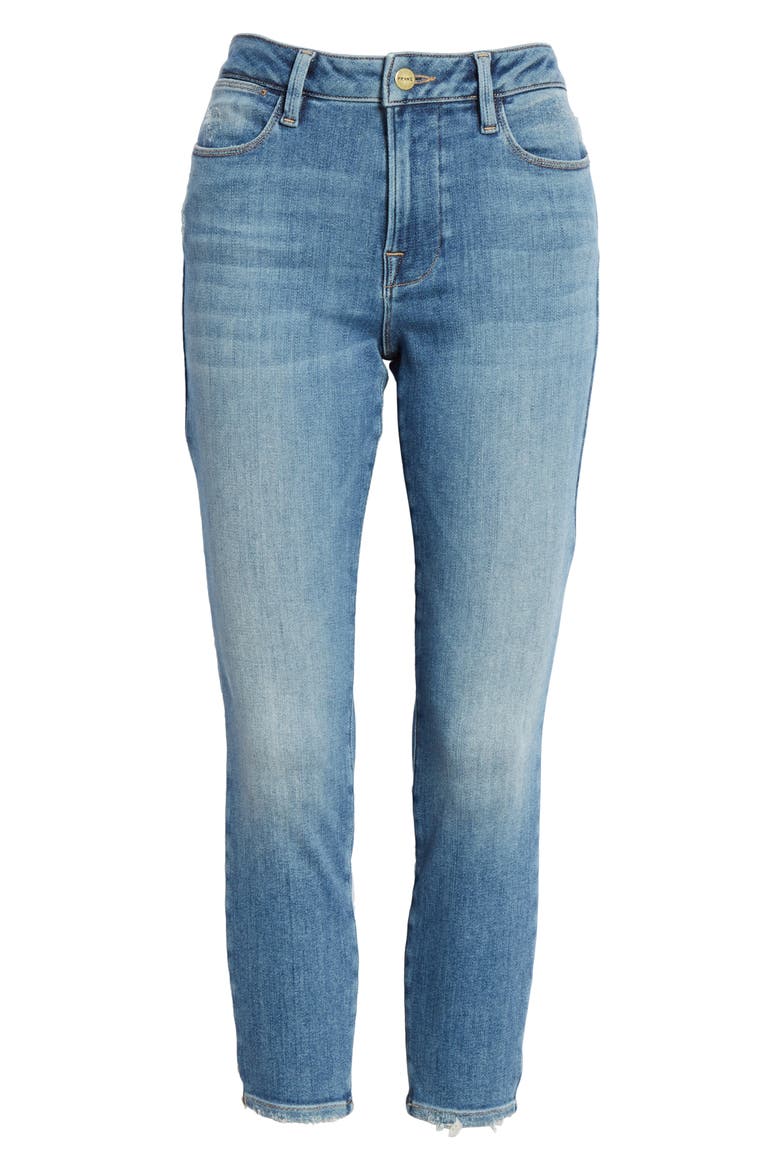 Le High Waist Crop Skinny Jeans, Alternate, color, SAMIRA