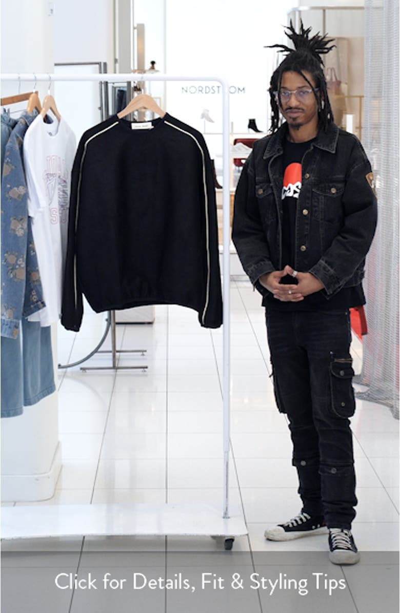 Signature Modern Crewneck Sweatshirt, sales video thumbnail