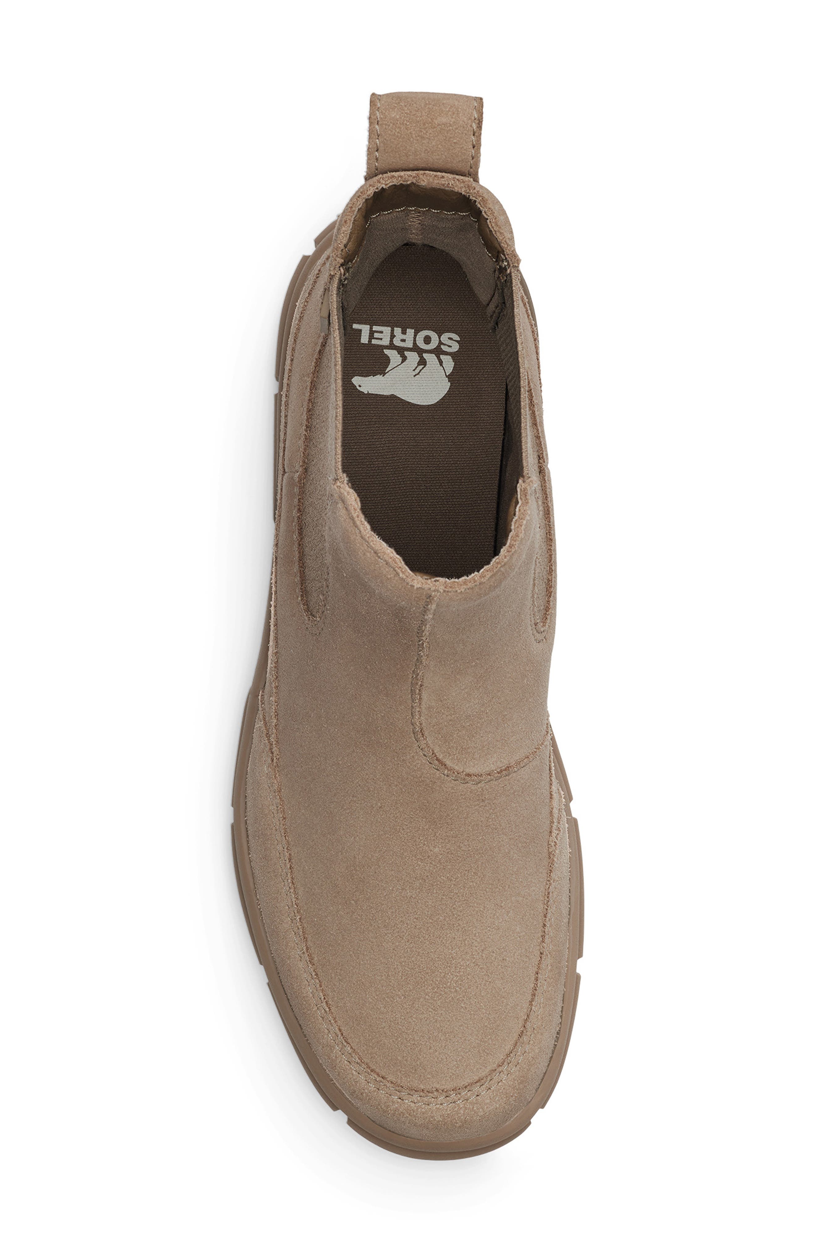 SOREL Explorer Chelsea Boot, Alternate, color, Omega Taupe/ Wet Sand