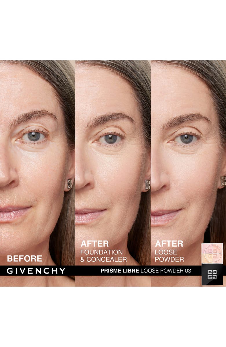 Givenchy Mini Prisme Libre Illuminating & Color-Correcting Loose Powder, Alternate, color, 03 Voile Rose