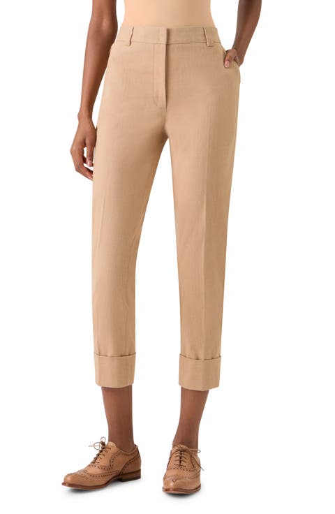Maxima Cotton Stretch Denim Crop Pants
