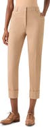 Akris Maxima Cotton Stretch Denim Crop Pants