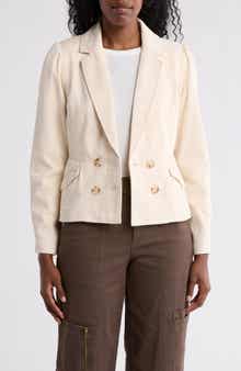 Democracy Herringbone Blazer