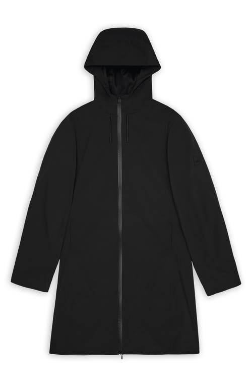 Rains Suva Waterproof Hard Shell Raincoat In Black