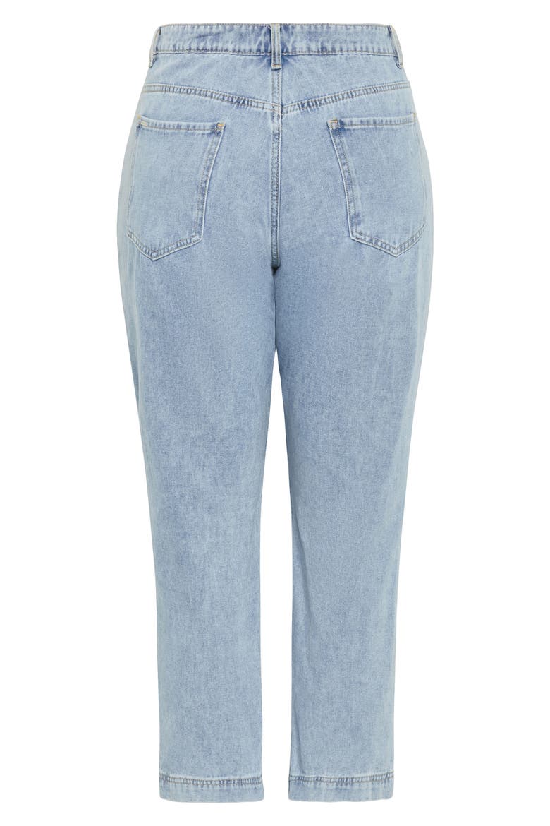 Kenia Straight Jeans, Alternate, color, DENIM LIGHT