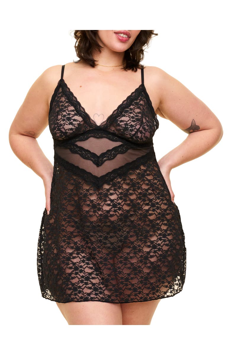 Adore Me Mary Slip Lingerie, Main, color, 