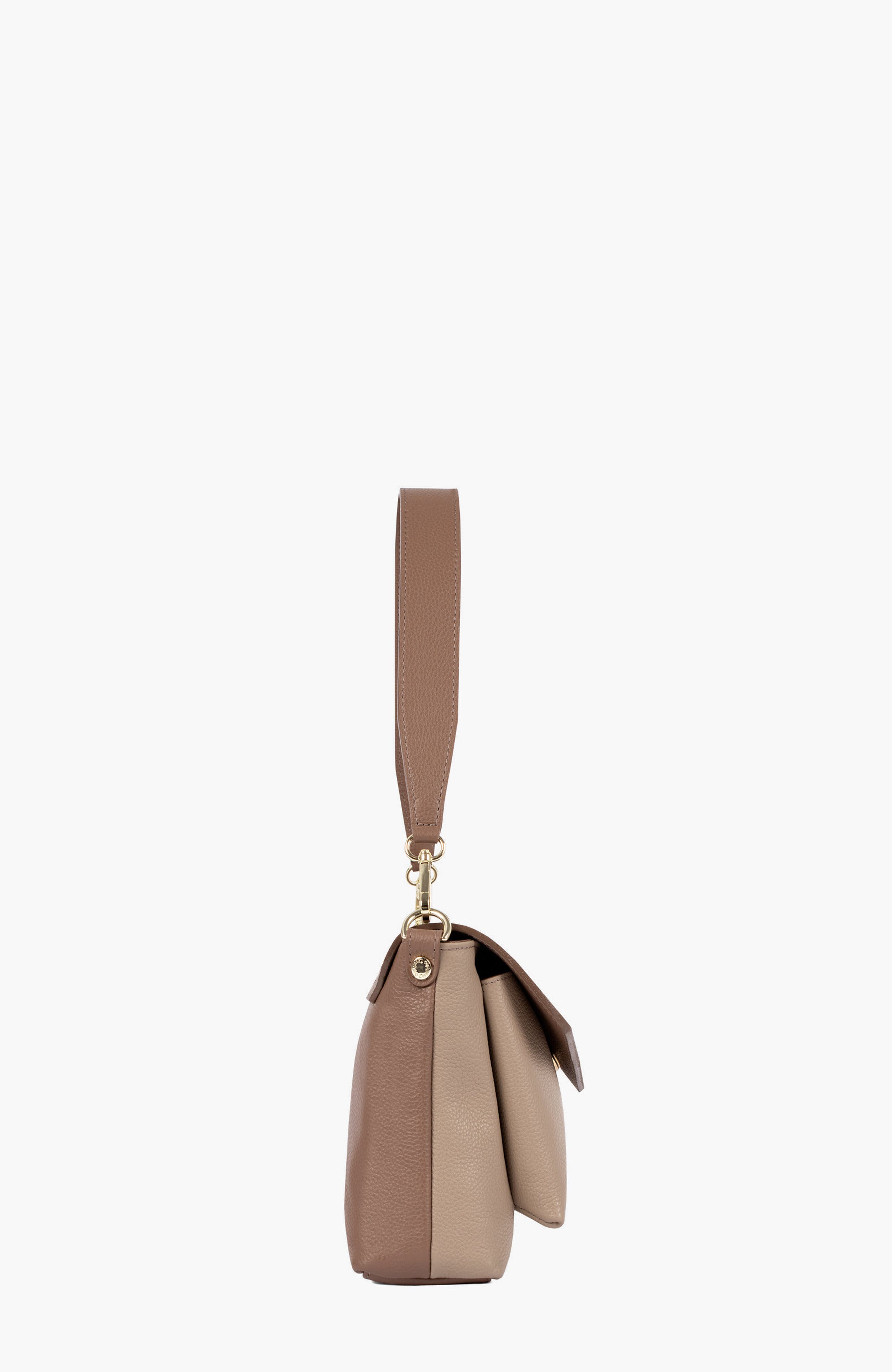 Signature CV By Cavalinho Leather Handbag 546, Alternate, color, Sand / Beige