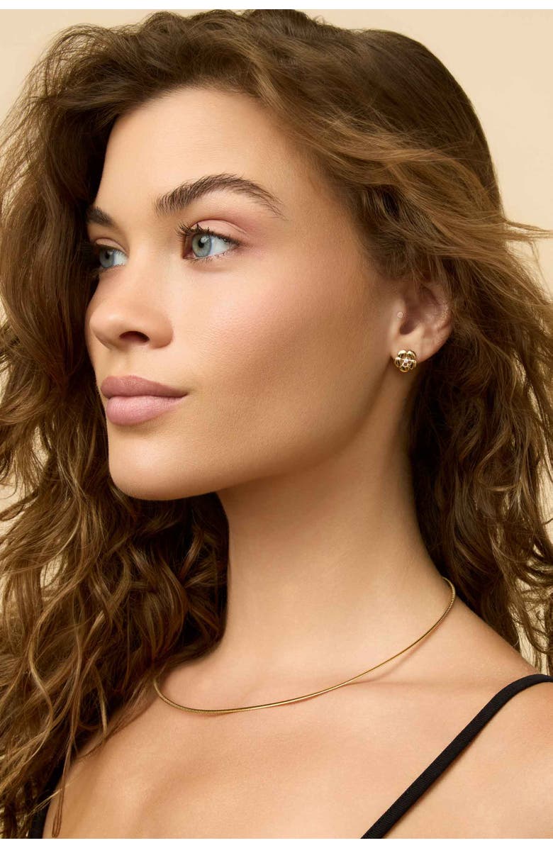 Oradina 14K Yellow Gold Couture Collar Necklace, Alternate, color, Yellow Gold