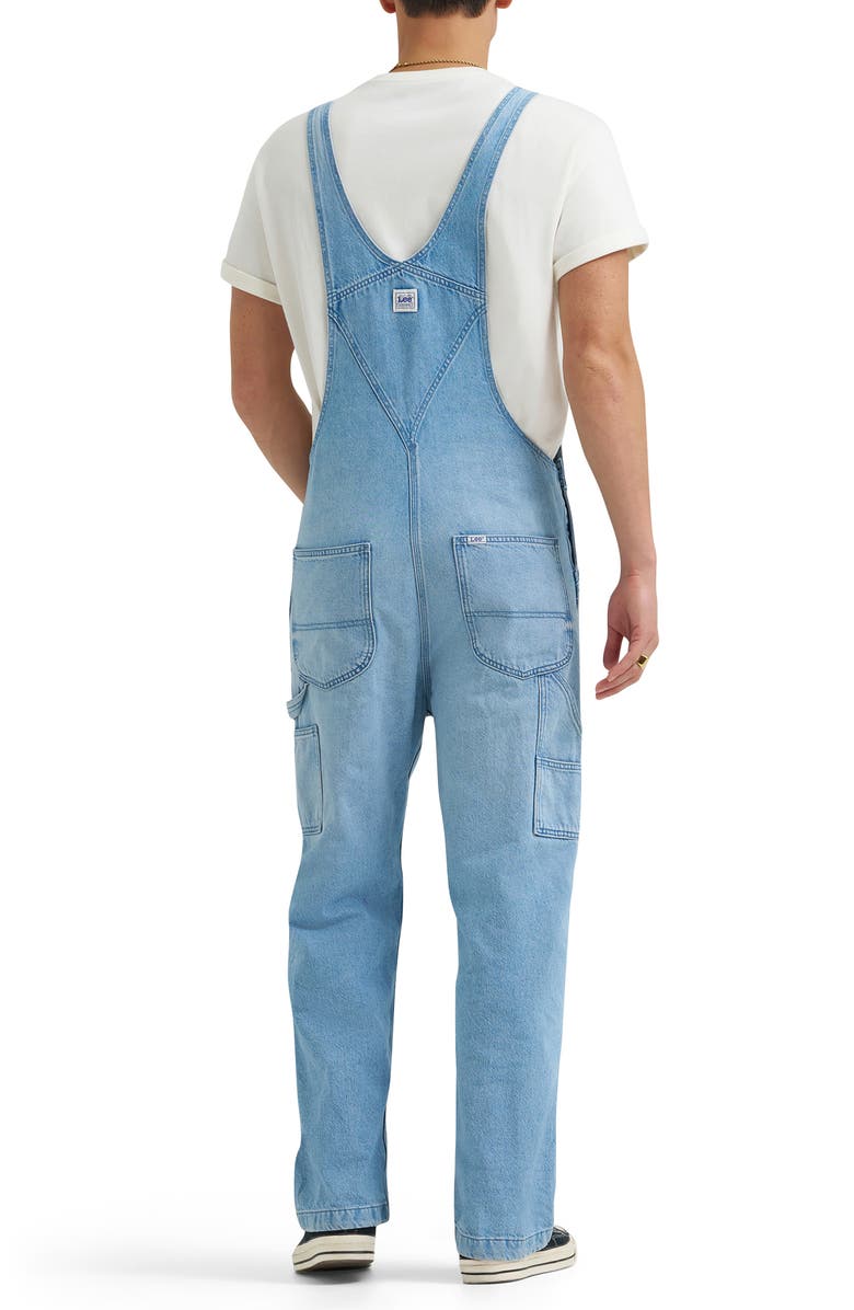 Lee Cotton Denim Bib Overalls, Alternate, color, 