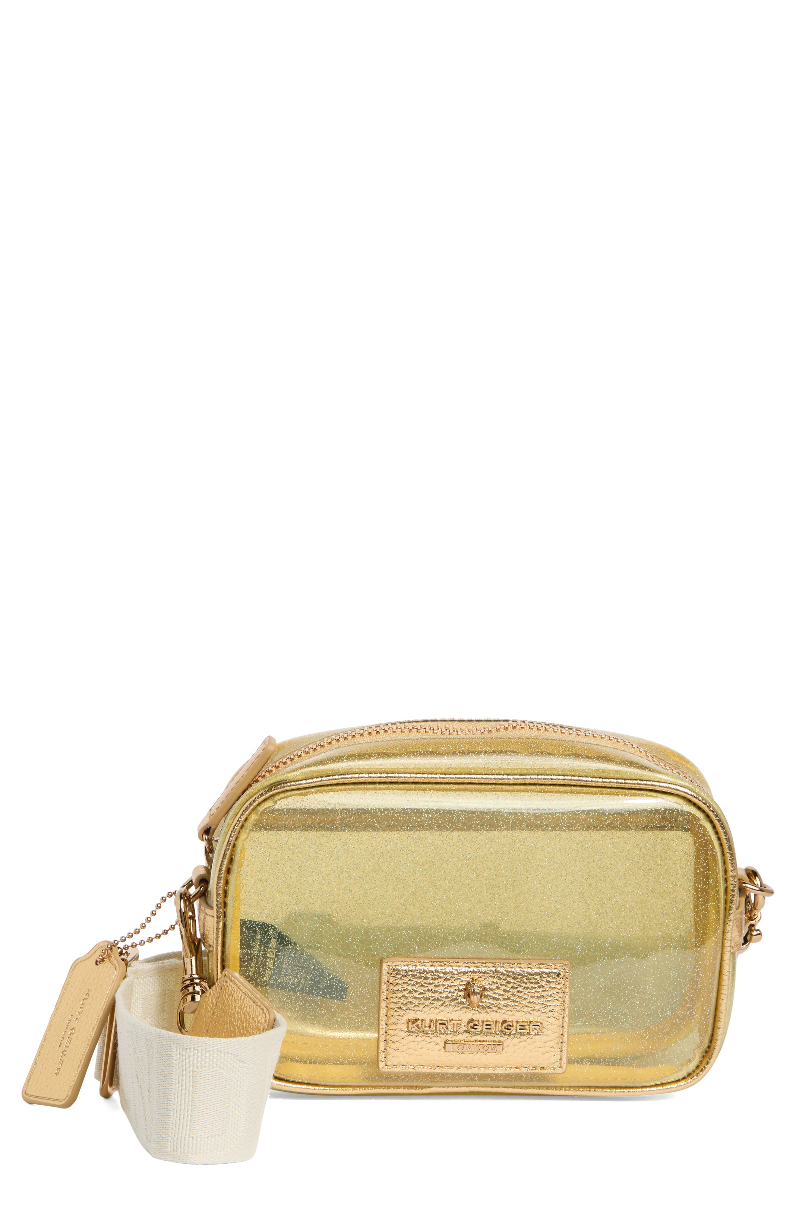Kurt Geiger London Chiswick Vinyl Camera Crossbody Bag