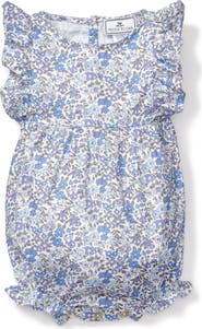 Petite Plume Fleur D'Azur Ruffled Romper