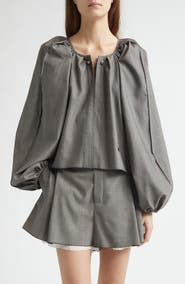 NACKIYÈ Grand Bazaar Mini Virgin Wool Blend Top