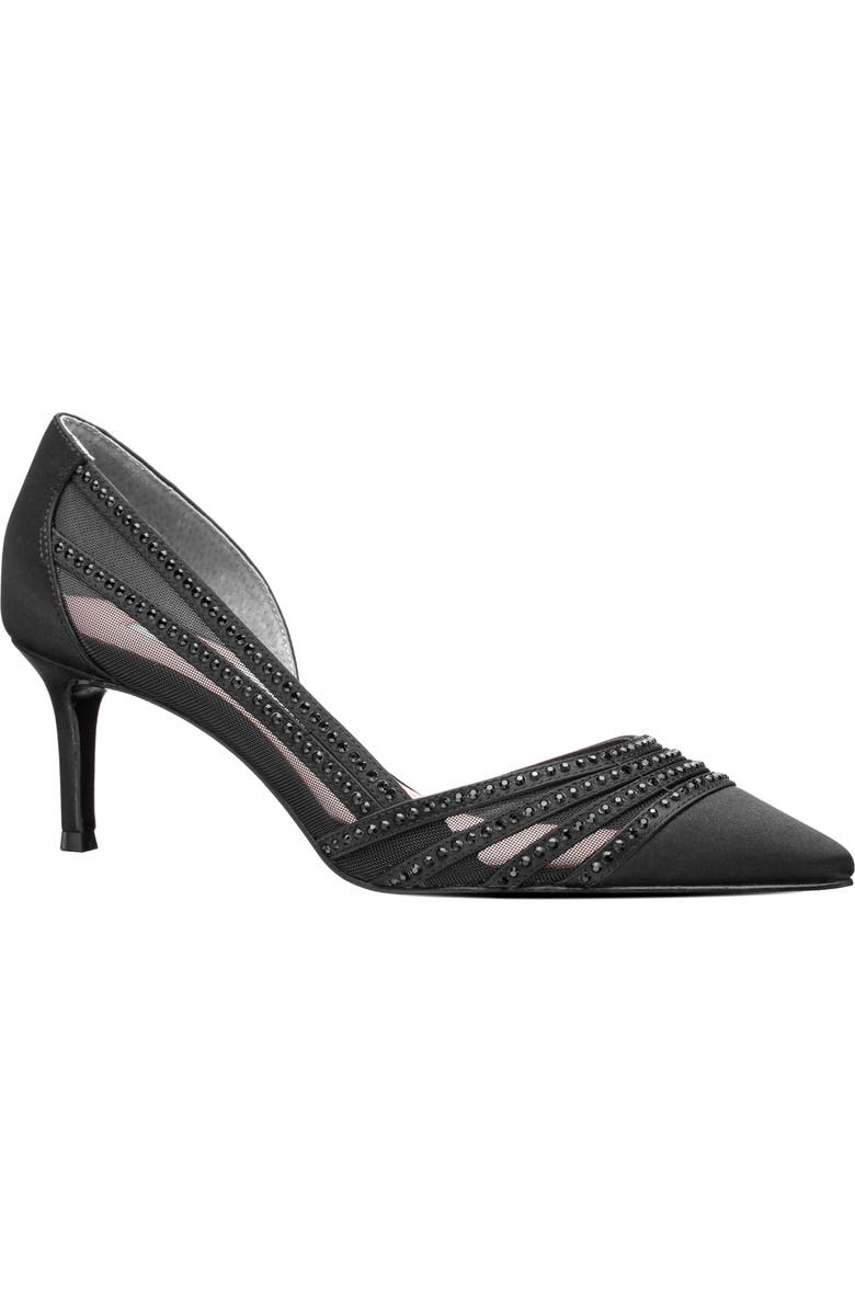 Nina Noreen Pointed Toe Half d'Orsay Pump, Main, color,