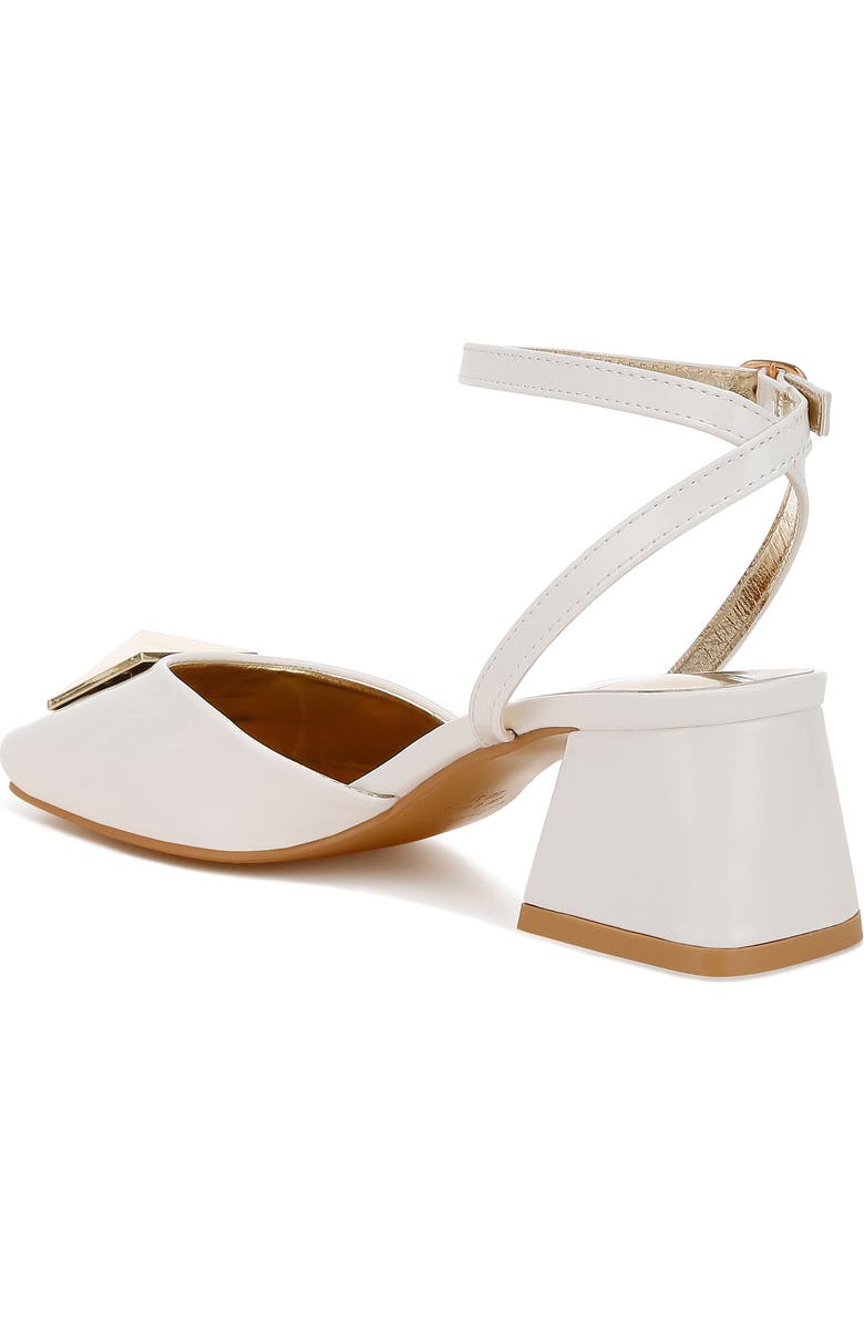 LONDON RAG Griselda Ankle Strap Pump, Alternate, color, Off White