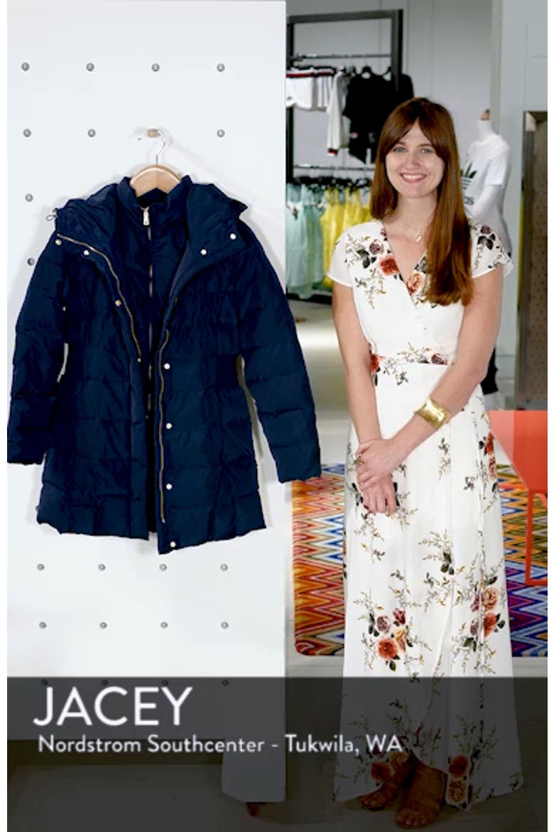 Cole Haan Hooded Down & Feather Jacket video