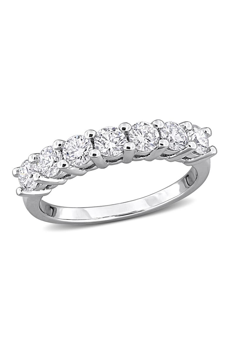 1 CTW Lab Grown Diamond Anniversary Band, Main, color, Sterling Silver