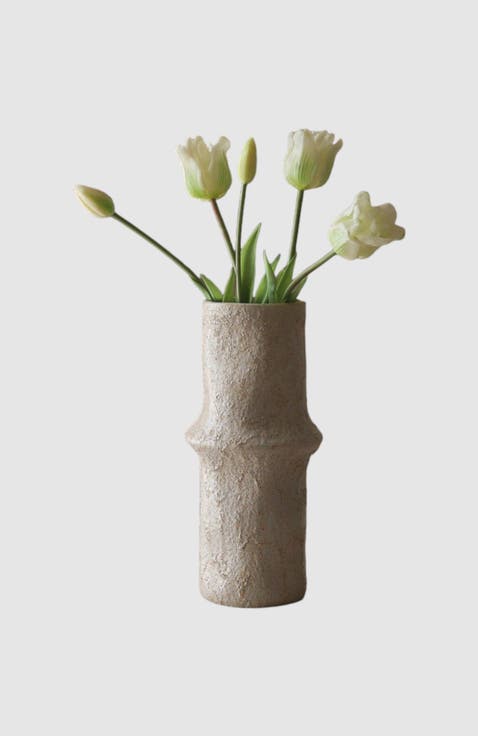 White Triumph Tulips