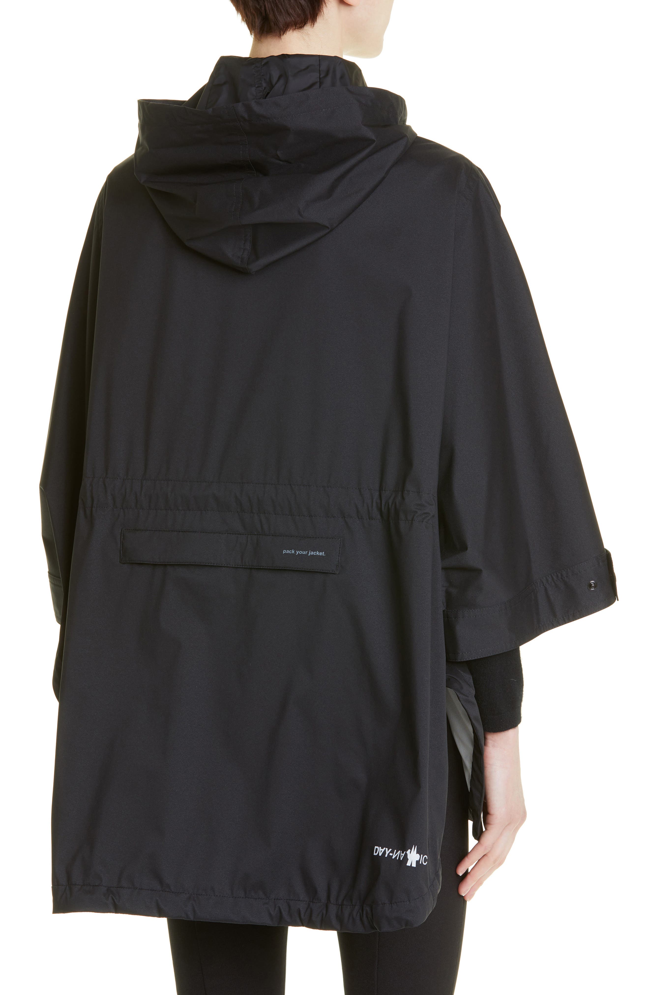 Logo Zip Hooded Nylon Cape - image 2