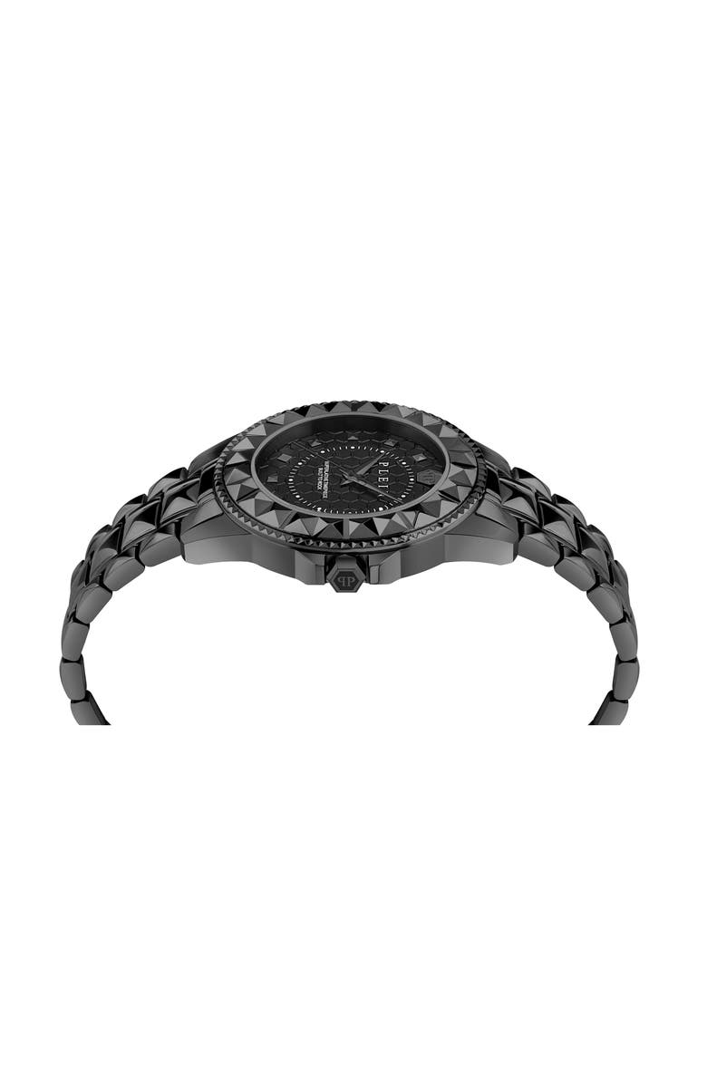 PHILIPP PLEIN Lady Rock Bracelet Strap Watch, 38mm, Alternate, color, Ip Black