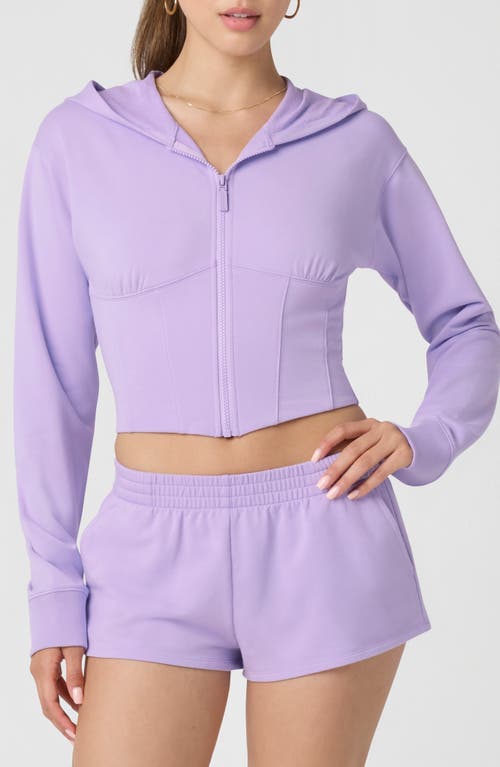 Florence By Mills Corset Zip Hoodie In Multi
