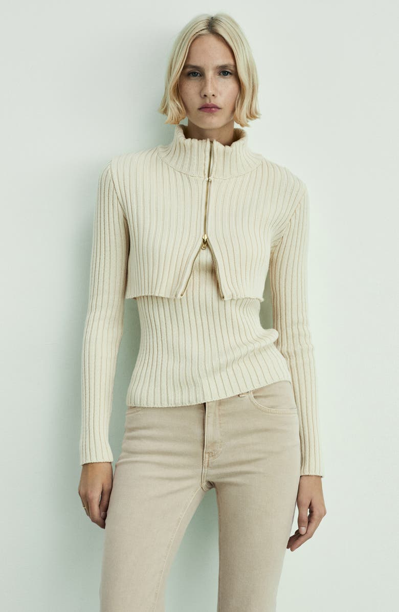 MANGO Crop Flare Jeans, Alternate, color, Sand