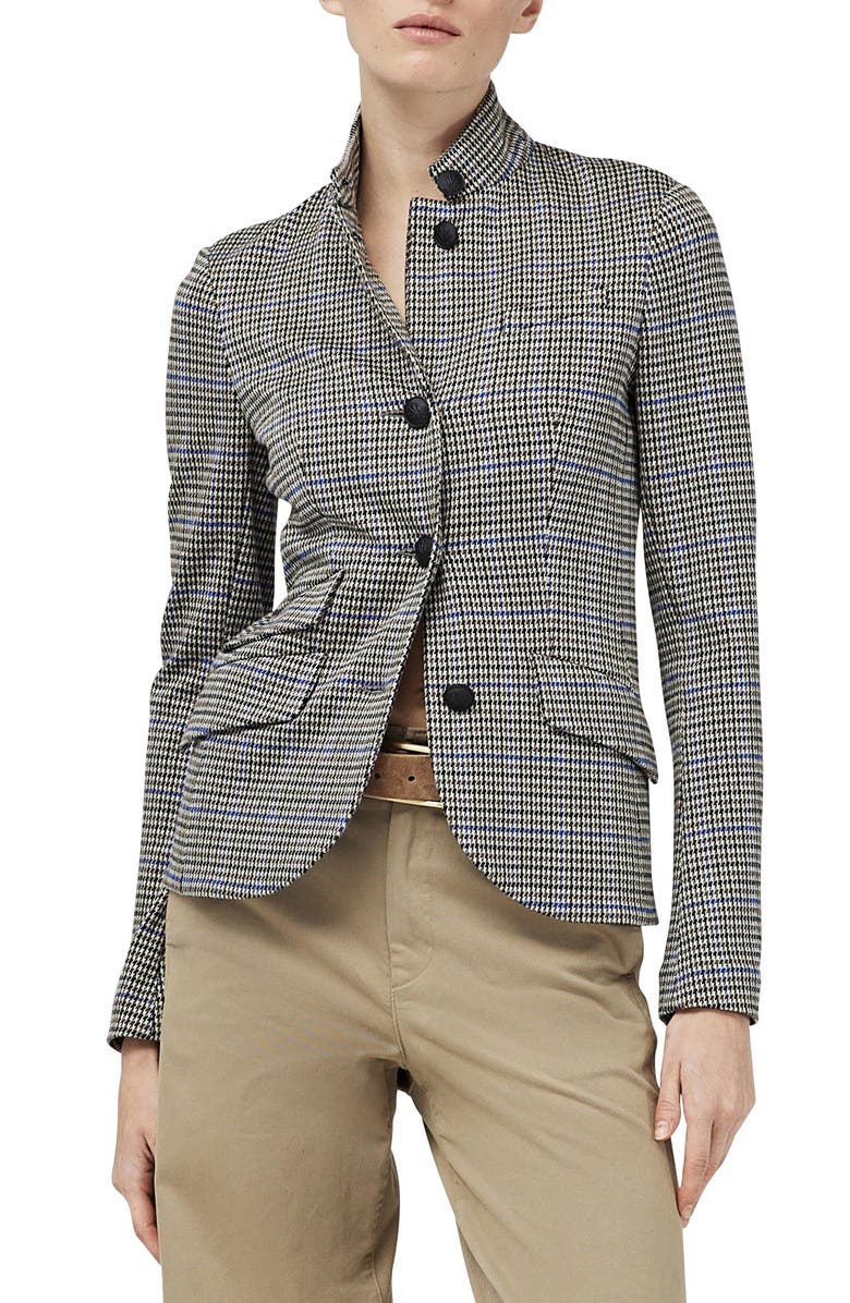 rag & bone Slade Slim Fit Houndstooth Blazer, Main, color,