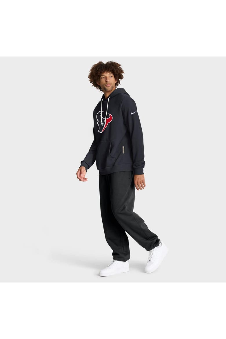 Men's Nike Navy Houston Texans Sideline Initial Home Performance Pullover Hoodie, Alternate, color, Navy