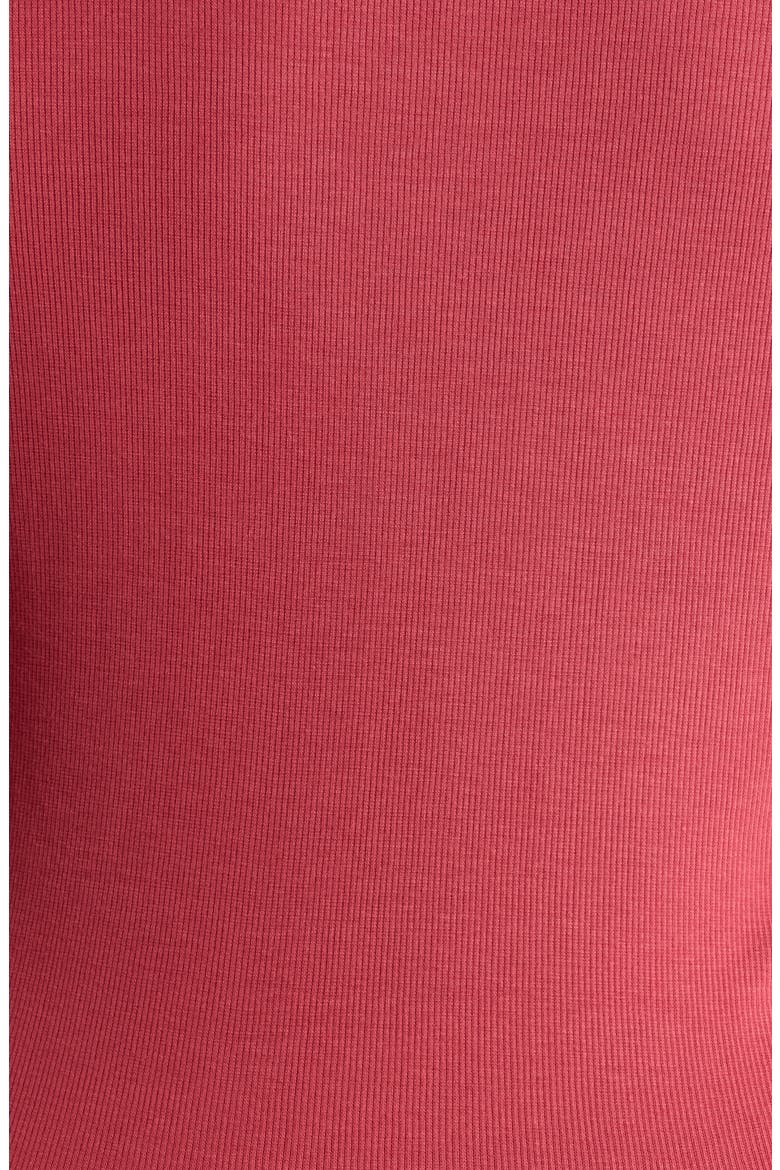 Double Layer V-Neck Top, Alternate, color, GARNET ROSE