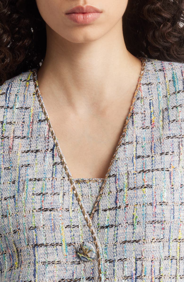 KOBI HALPERIN Lily Tweed Jacket, Alternate, color, Grey Multi