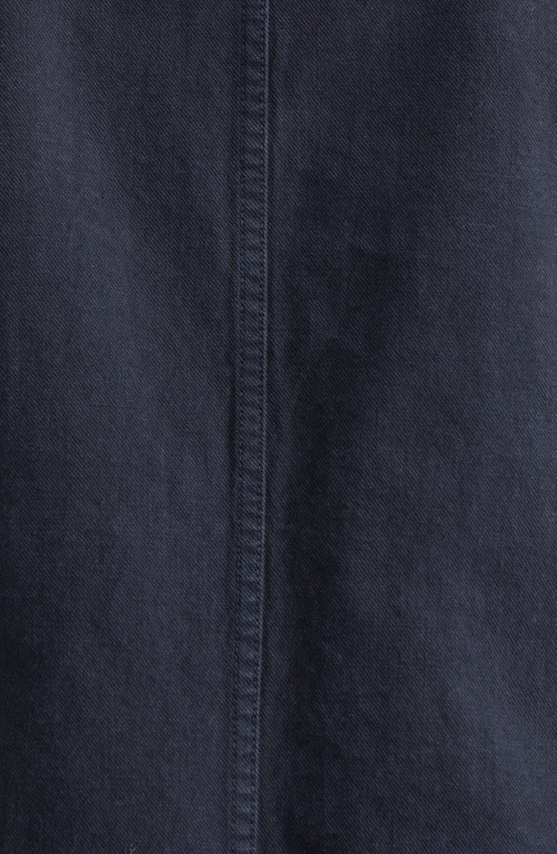 Nili Lotan Raymond Military Cotton Jacket, Alternate, color, Midnight