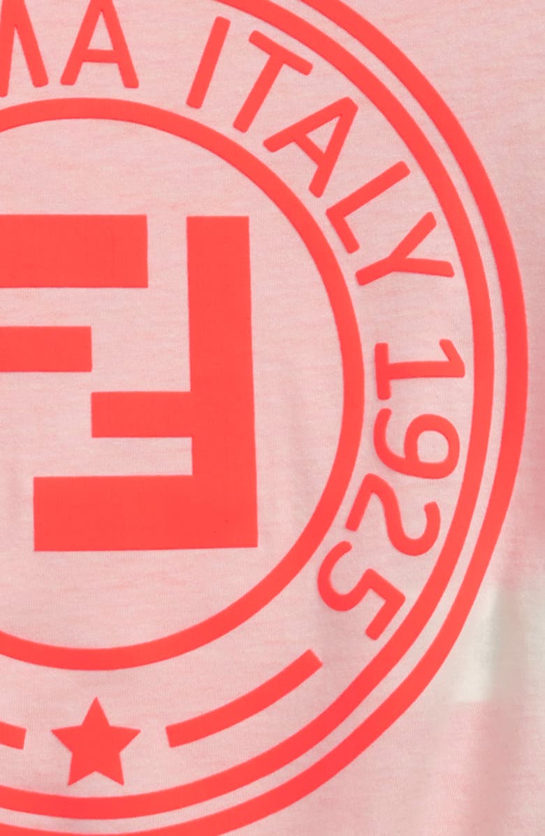 Fendi Neon Logo Tee, Alternate, color,