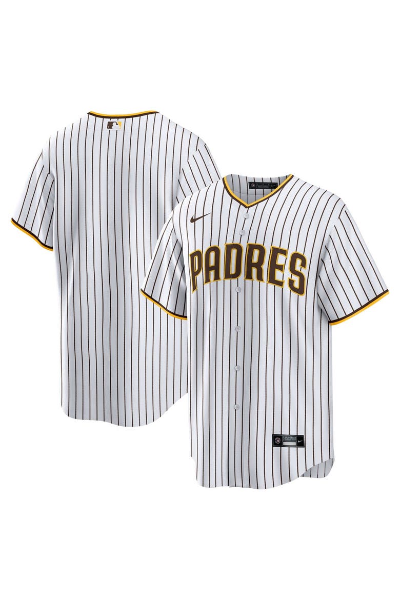 Men's Nike White San Diego Padres Home Replica Team Jersey, Main, color, White