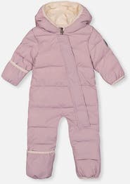 Deux par Deux Girl Cloud PrimaLoft Car Seat One Piece Snowsuit