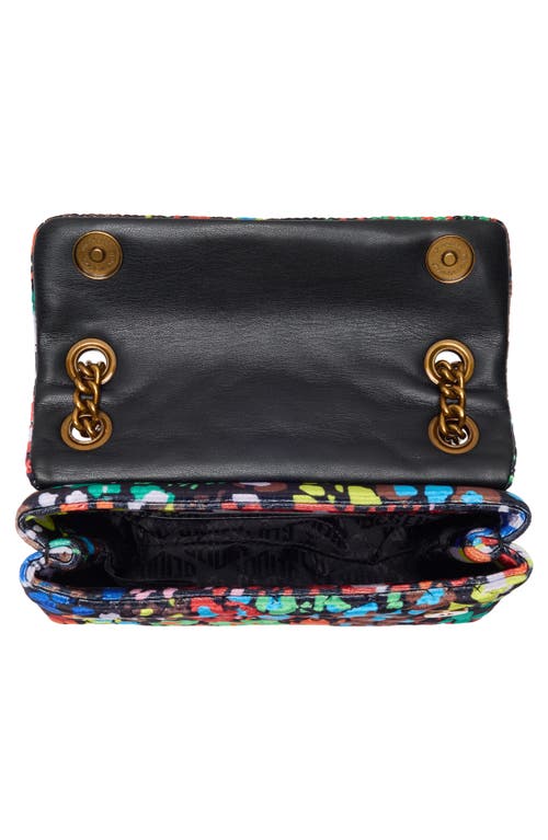 Kurt Geiger London Mini Brixton Velvet Crossbody Bag In Multi