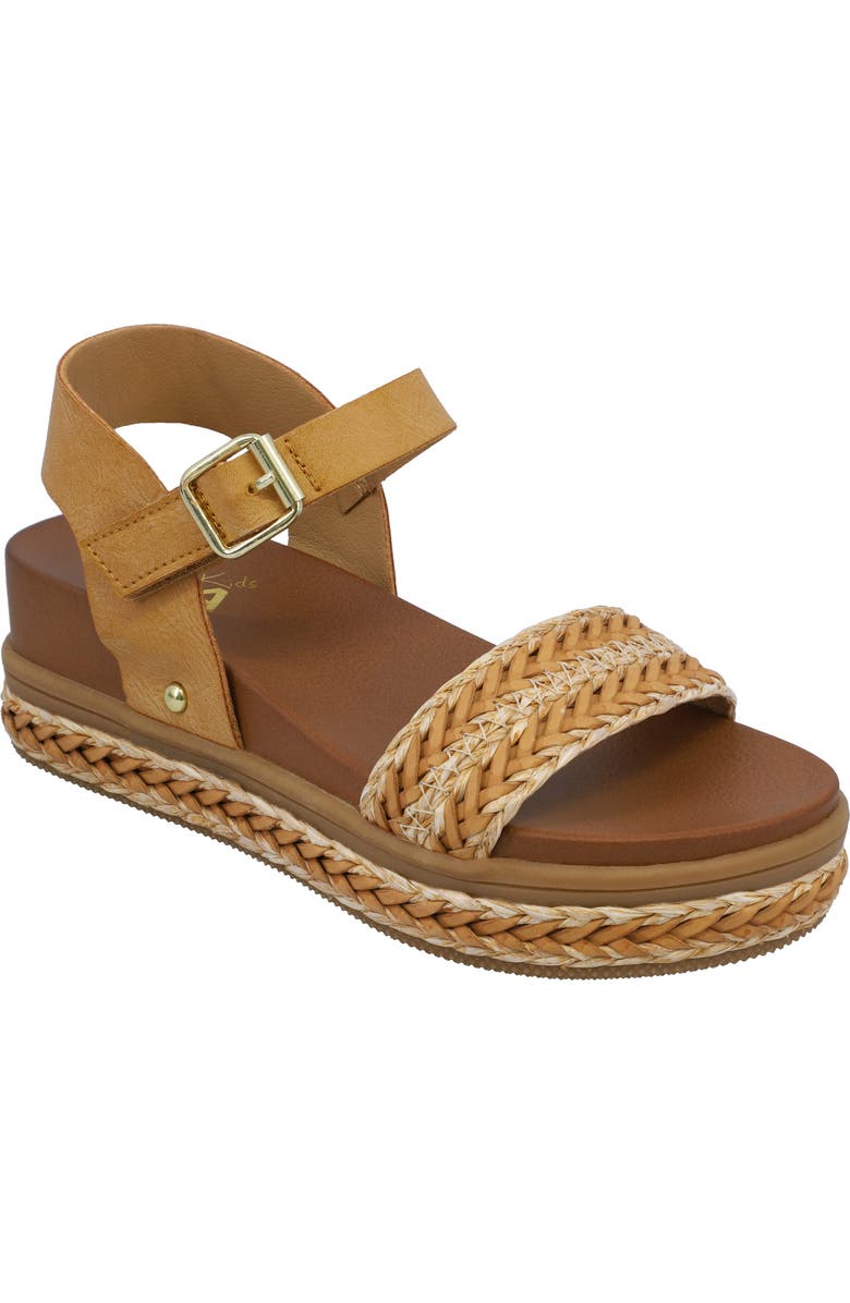 MIA Kids' Buffy Platform Sandal, Main, color, Cognac