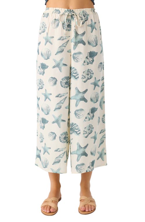 O'neill Murrie Seashell Print Crop Drawstring Pants